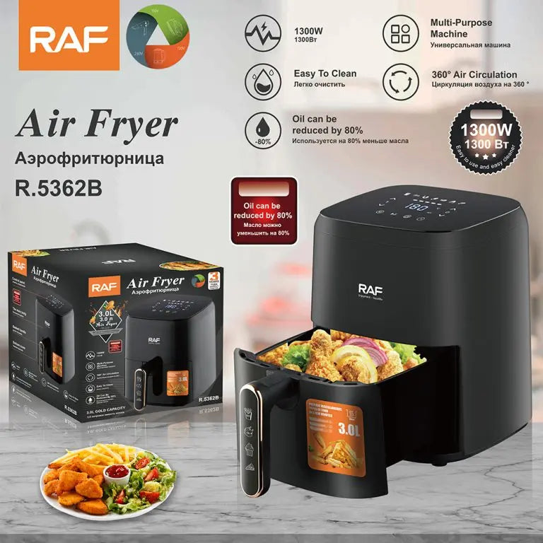 ¡Cocina Saludable y Delicioso con la Air Fryer RAF 5362! Mi tienda