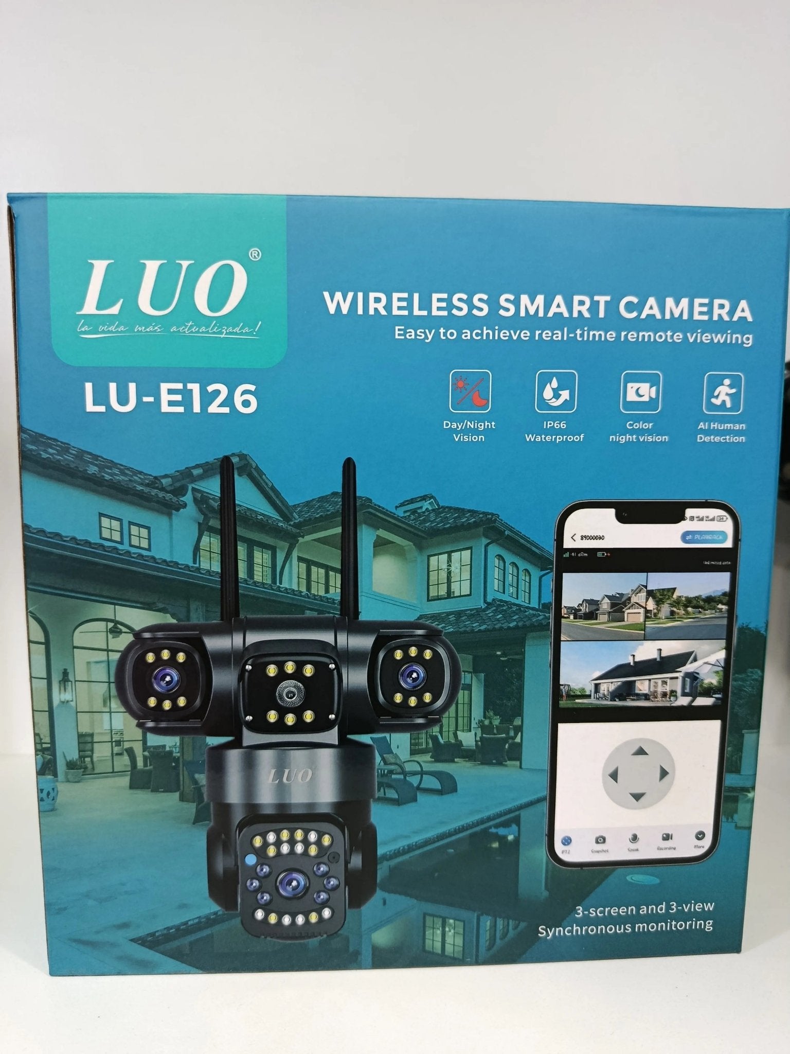 Luo E126 Cámara de Seguridad ¡Tu Nueva Mirada al Mundo! - Boss IN