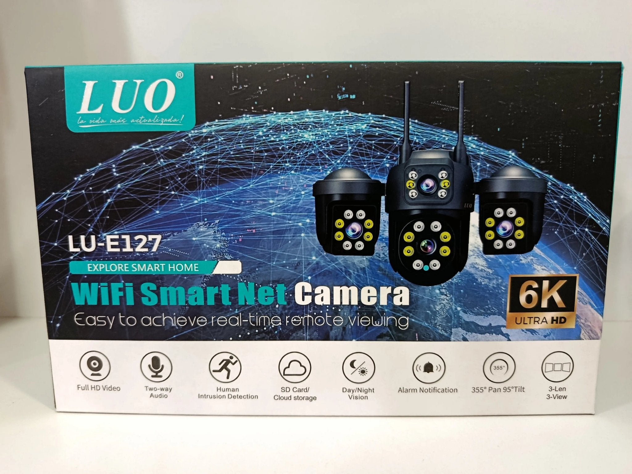 Cámara de Seguridad Luo E127 ¡Seguridad Inteligente al Instante! - Boss IN