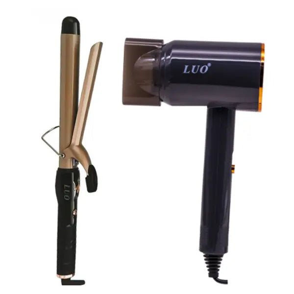 Kit de Pelo 2 en 1: Ondulador y Planchita Luo Lu - 4655 Profesional. - Boss IN