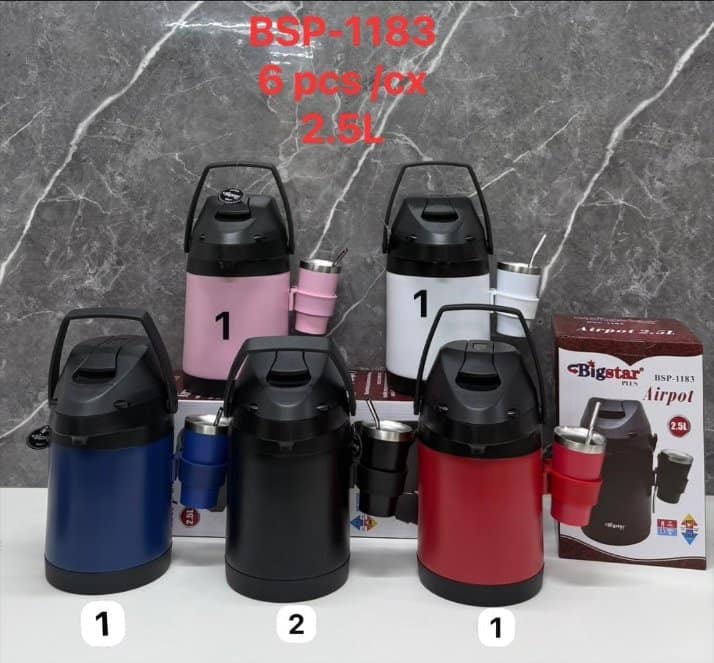 Kit Termo Tereré 2.5L con Porta Guampa (Bigstar Airpot)
