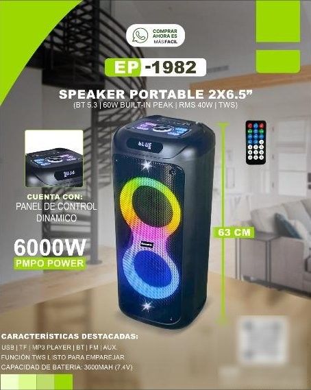 Parlante Ecopower EP-1982