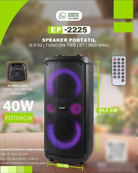 Parlante Ecopower EP-2225