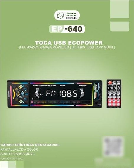 Auto Radio Ecopower EP-640
