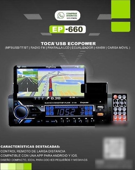 Auto Radio Ecopower EP-660