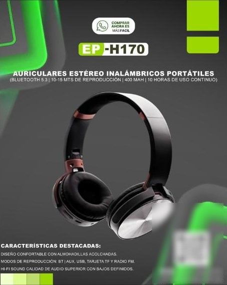 Auricular Inalámbrico Ecopower EP-H170