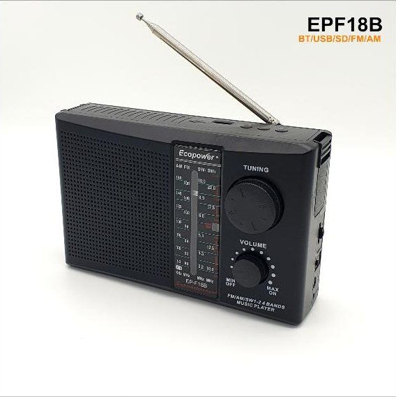 Radio Portátil Ecopower EPF18B