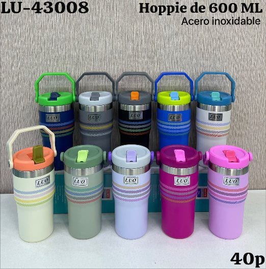 Hoppie Térmico 600ML Acero Inoxidable