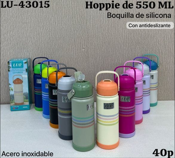 Hoppie 550ML Boquilla de Silicona Antideslizante