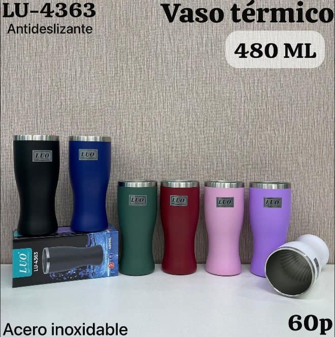 Vaso Térmico Antideslizante 480ML