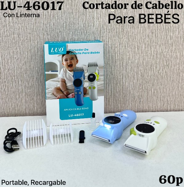 Cortador de Cabello para Bebés con Linterna