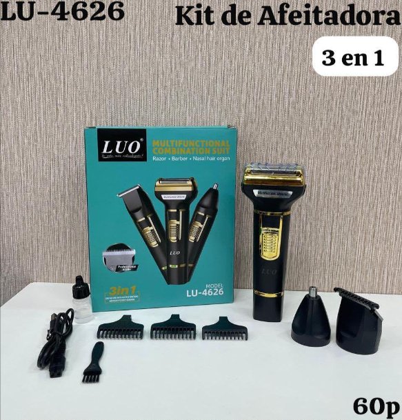 Kit de Afeitadora 3 en 1