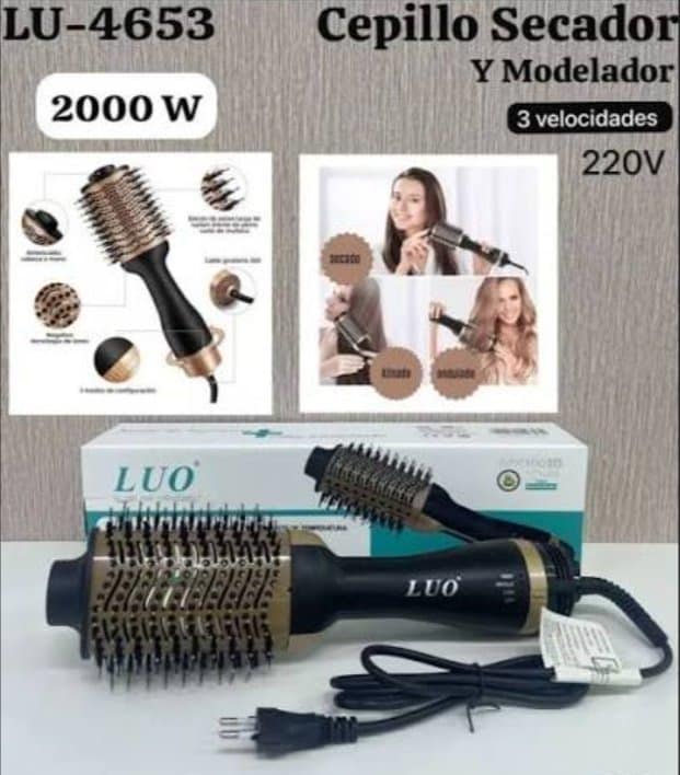 Cepillo Secador y Modelador 2000W
