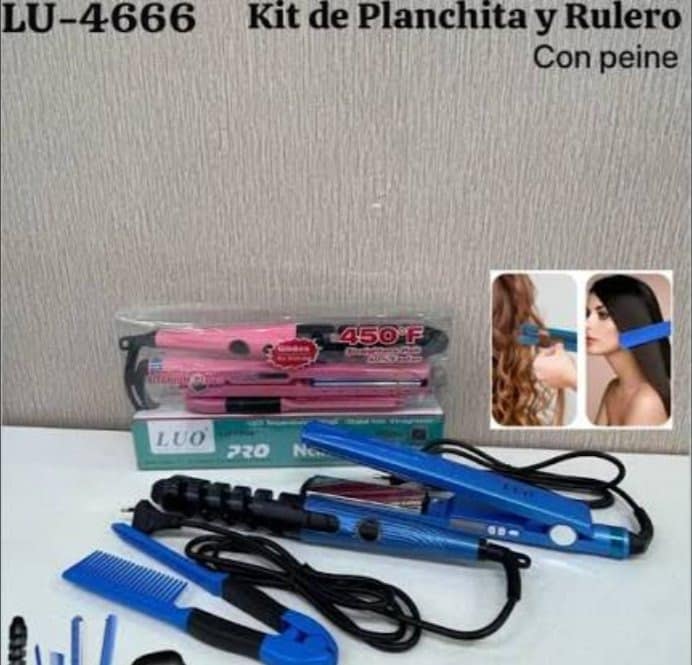 Kit Planchita y Rulero con Peine