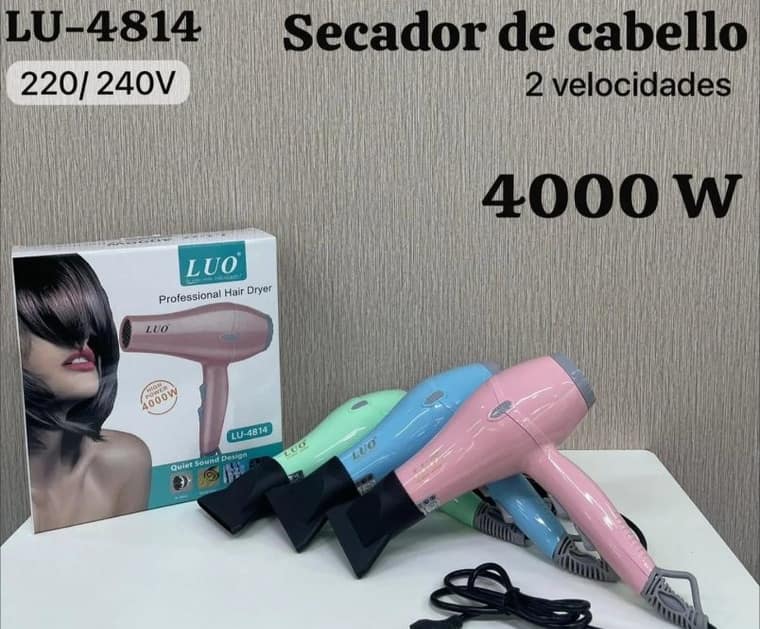 Secador de Cabello Profesional 4000W (2 velocidades)