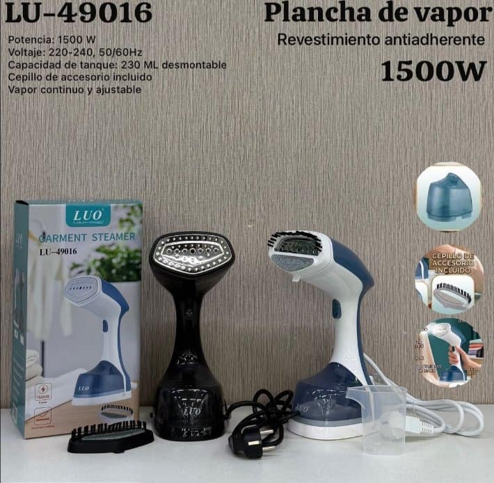 Plancha de Vapor Portátil 1500W