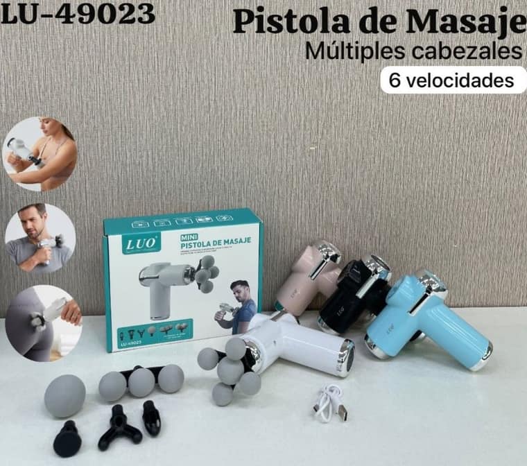 Mini Pistola de Masaje 6 Velocidades