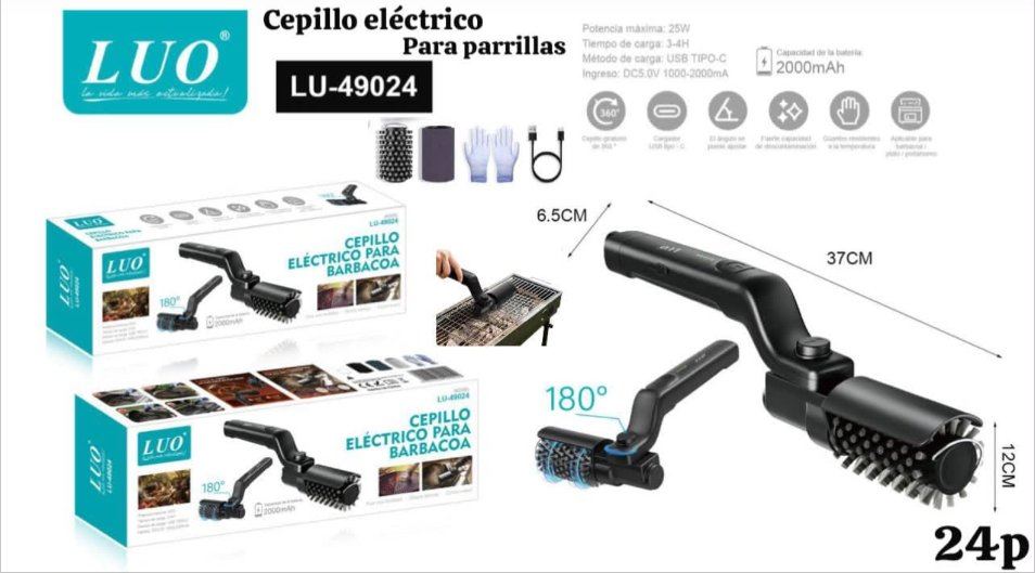 Cepillo Eléctrico para Parrillas