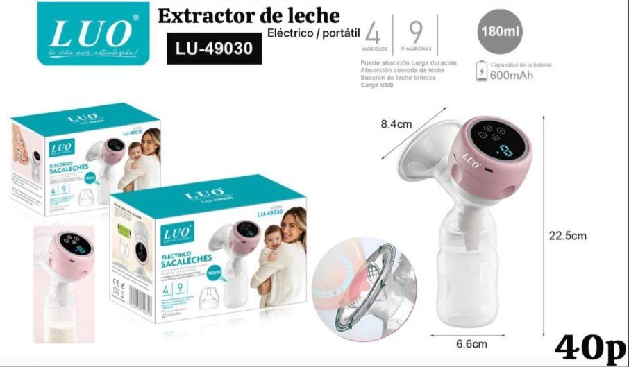 Extractor de Leche Eléctrico Portátil