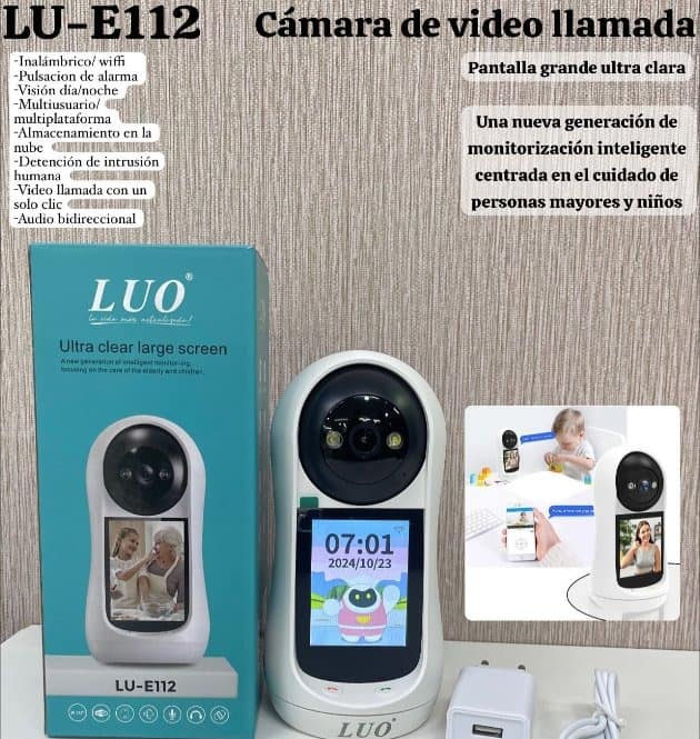 Cámara de video llamada con pantalla