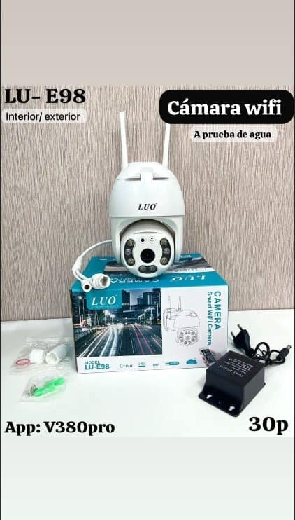 Cámara Wifi Interior/Exterior a prueba de agua