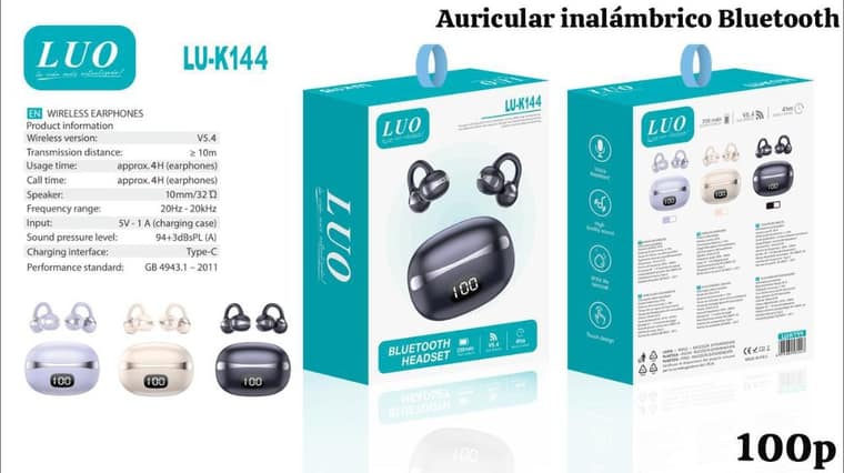 Auricular Inalámbrico Bluetooth