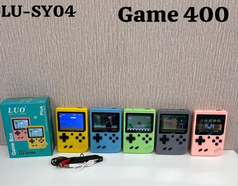 Consola Portátil con 400 juegos Retro (Game Box Plus)