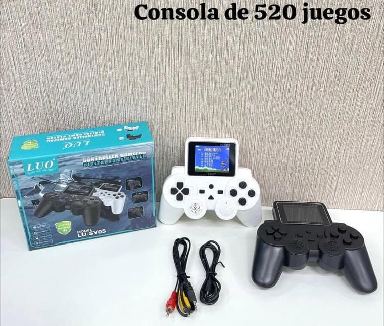 Consola con 520 juegos Retro (control gamepad)