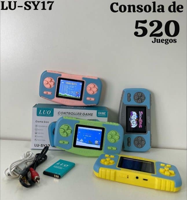 Consola Portátil con 520 juegos Retro