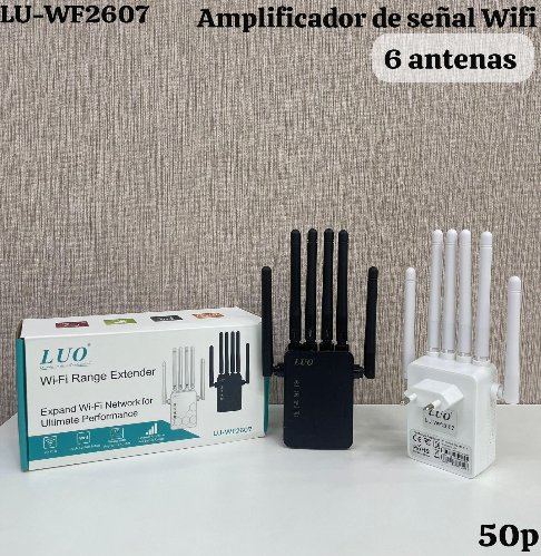 Amplificador de Señal Wifi 6 Antenas