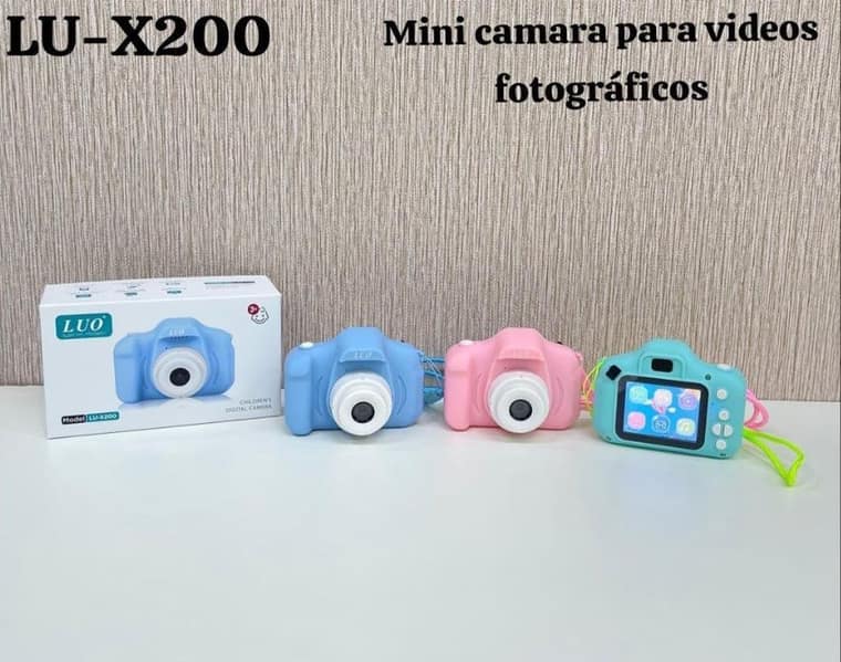 Mini Cámara Infantil para Videos y Fotos