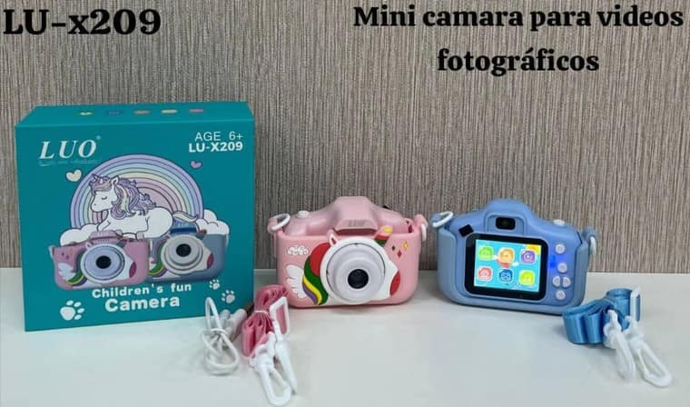 Mini Cámara Infantil diseño Unicornio (alas)
