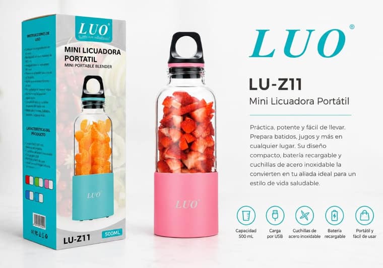 Mini Licuadora Portátil 500ML
