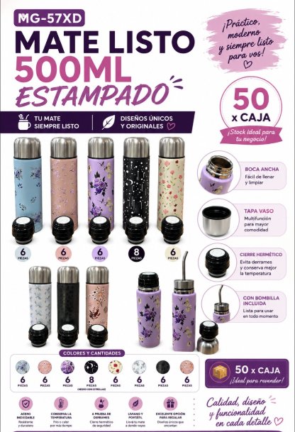 Mate Listo 500ML Estampado