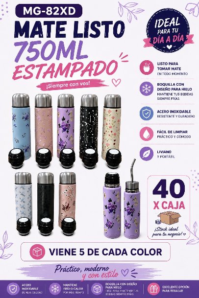 Mate Listo 750ML Estampado